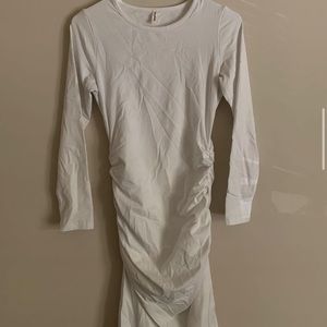 White Long Sleeve Dress